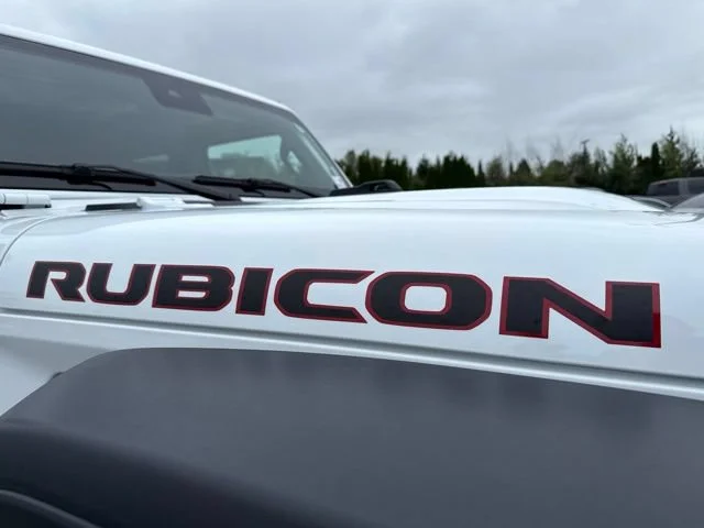 Used 2025 Bright White Clearcoat Jeep Rubicon image 10