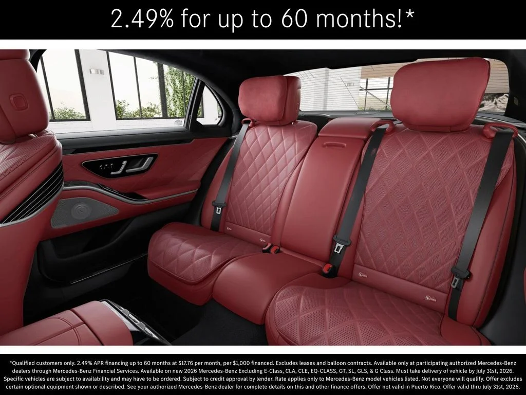 New 2026 Obsidian Black Metallic Mercedes-Benz S 580 image 5