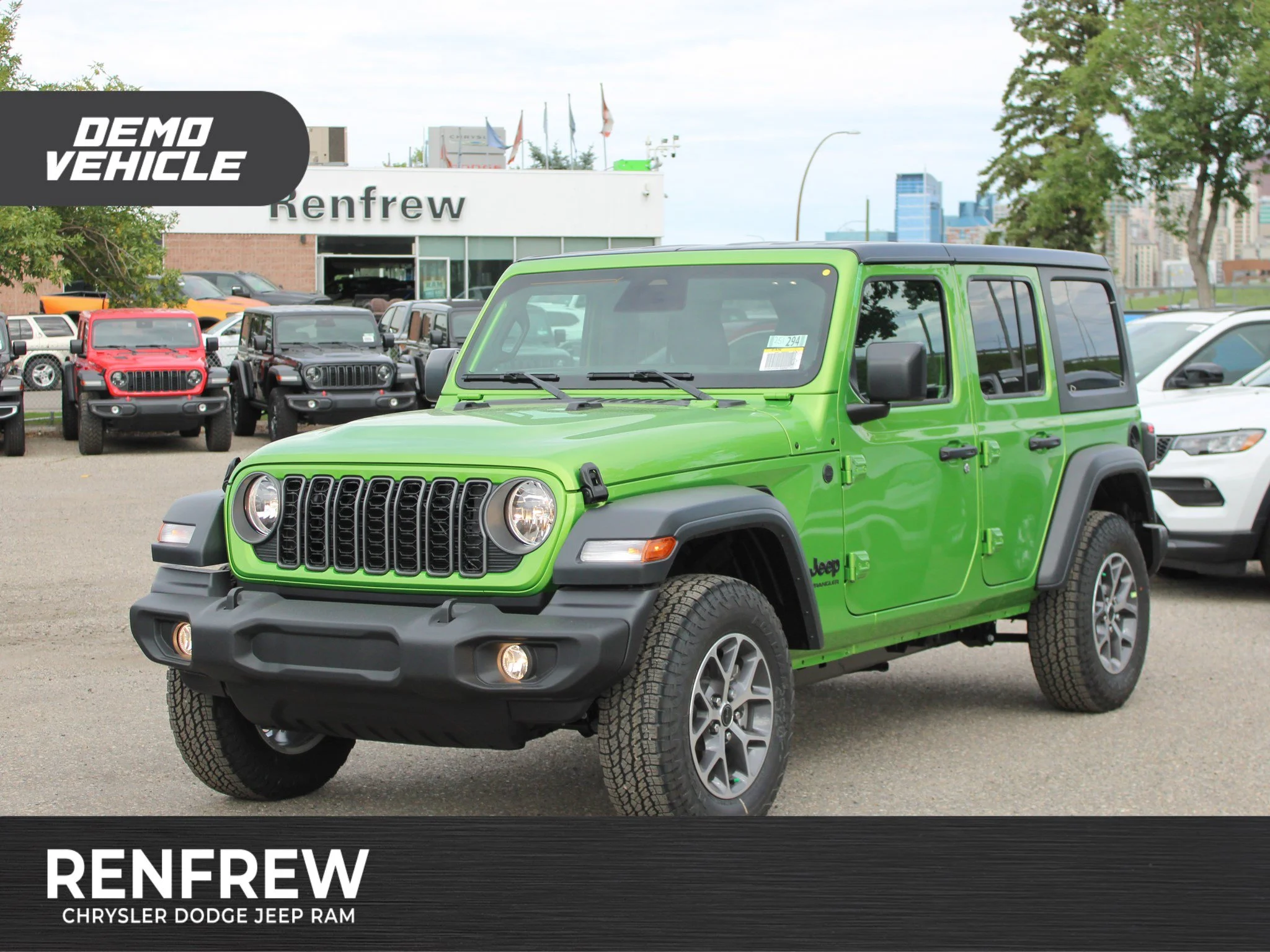 Used 2025 mojito Jeep Sport S* 4 Door 4x4, Remote Start, Heated Seats/Wheel, Alpine Audio image 1