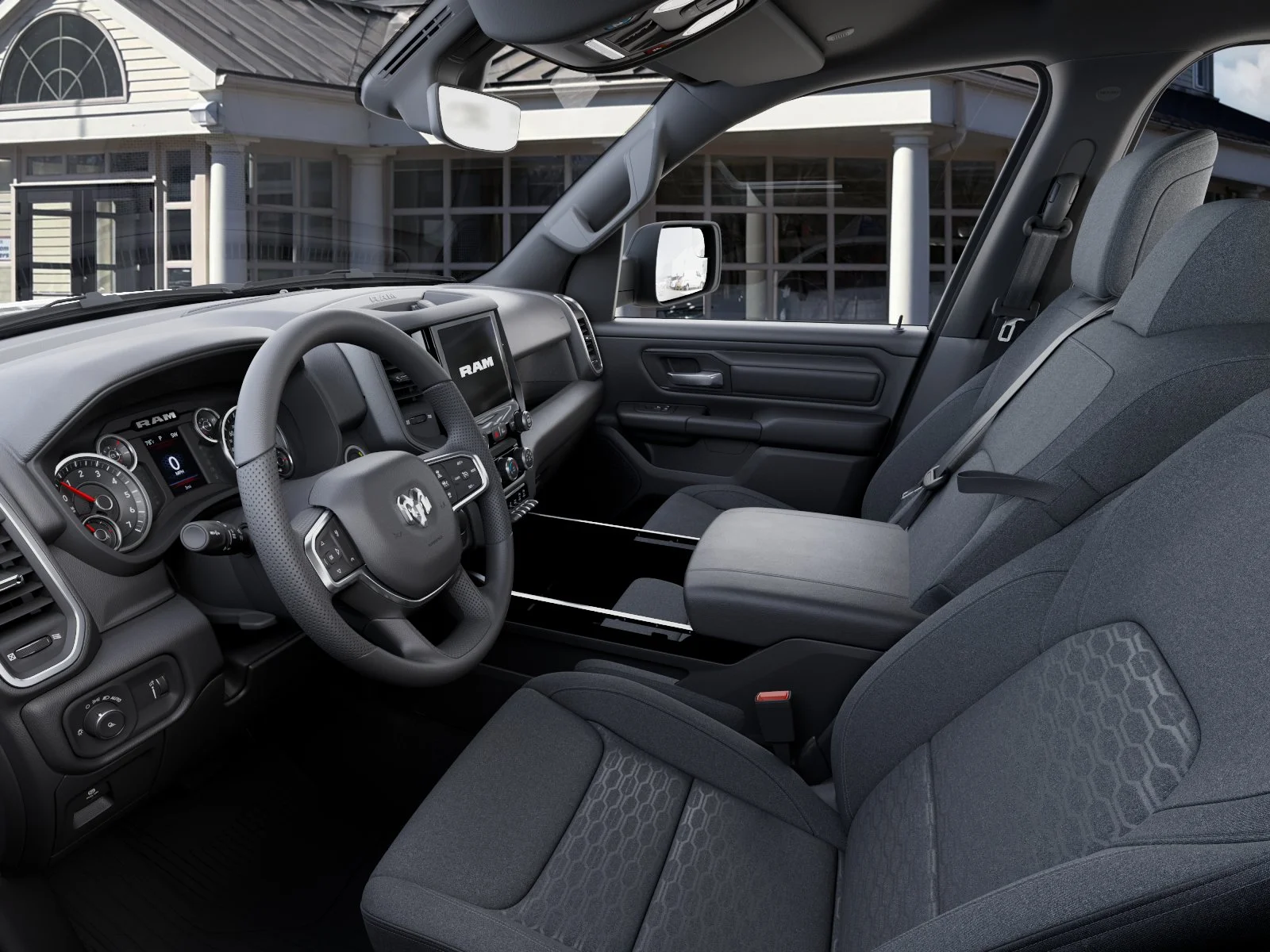 New 2026 Granite Crystal Metallic Clear-Coat Exterior Paint RAM Tradesman Quad Cab 4x4 6