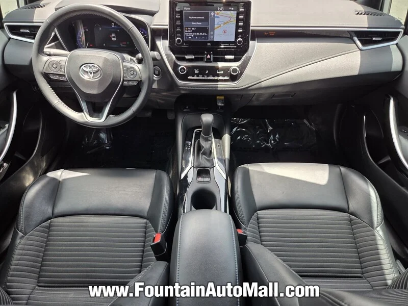Used 2021 Black Sand Pearl TOYOTA XSE CVT image 9