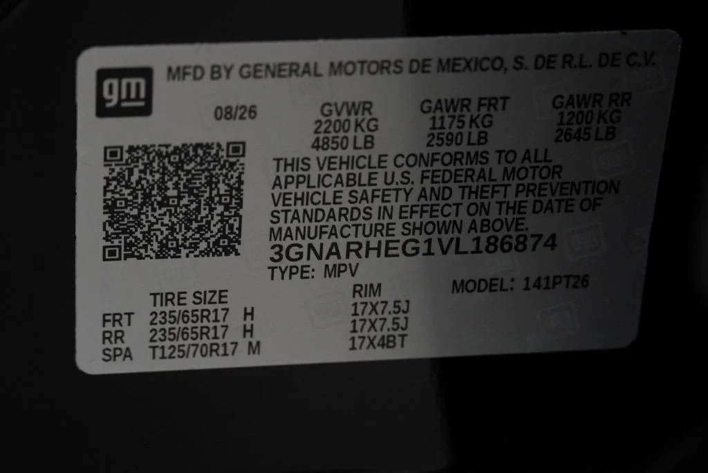 New 2027 Mosaic Black Metallic Chevrolet LT image 43