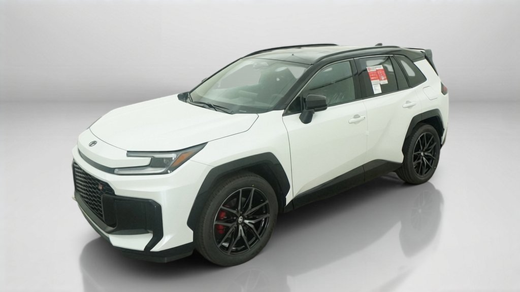 New 2026 Wind Chill Pearl with Midnight Black Metallic roof Toyota GR SPORT image 3