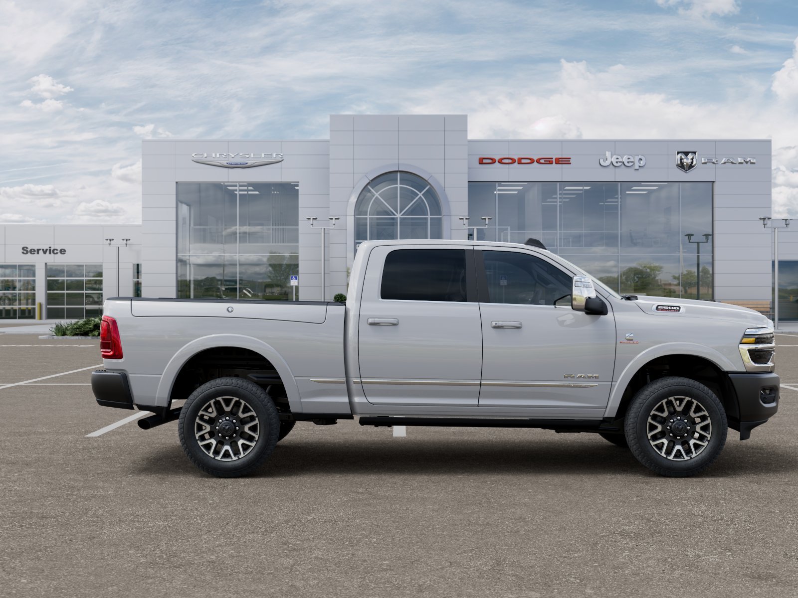 New 2025 Bright White Clearcoat RAM Limited image 45