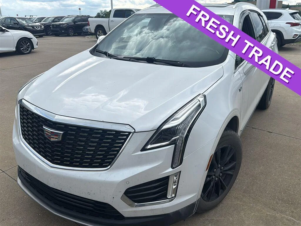 Used 2020 Crystal White Tricoat Cadillac Premium Luxury AWD image 1