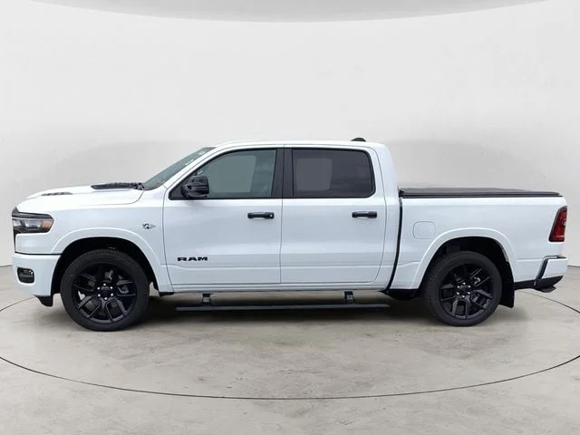 New 2026 Bright White Clearcoat Ram LARAMIE CREW CAB 4X4 5