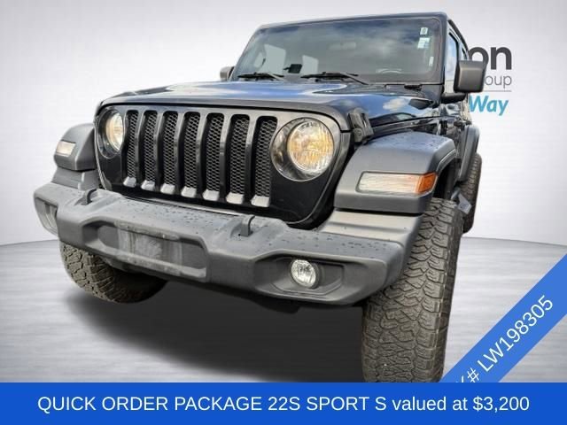 Used 2020 Black Clearcoat Jeep Sport S image 2