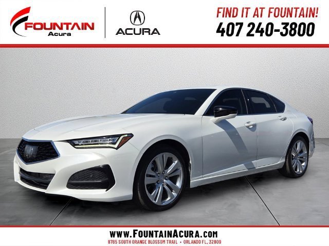 Used 2023 Platinum White Pearl Acura TECH image 24