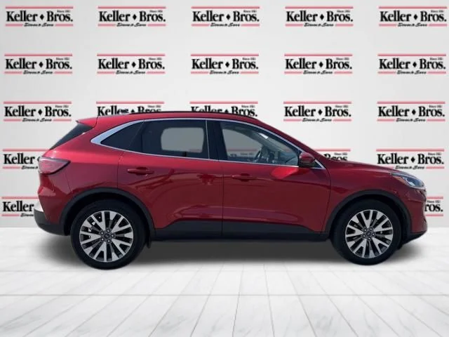 Certified Used 2020 Rapid Red Metallic Tinted Clearcoat Ford Titanium image 8