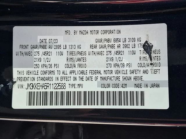 Certified Used 2024 Blue Mazda Premium Plus image 29