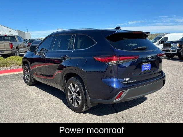 Used 2021 Blue Toyota XLE image 3