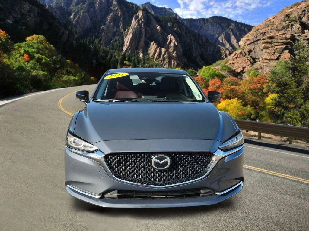 Used 2021 Gray Mazda Carbon Edition image 6