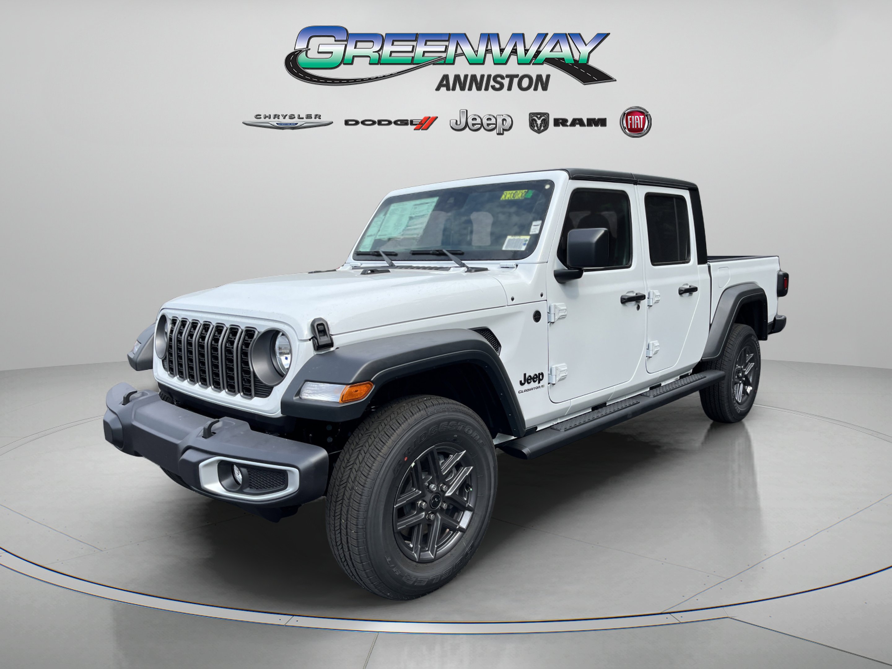 New 2025 Bright White Clearcoat Jeep Sport S image 3