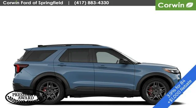 New 2026 Vapor Blue Metallic Ford ST image 8