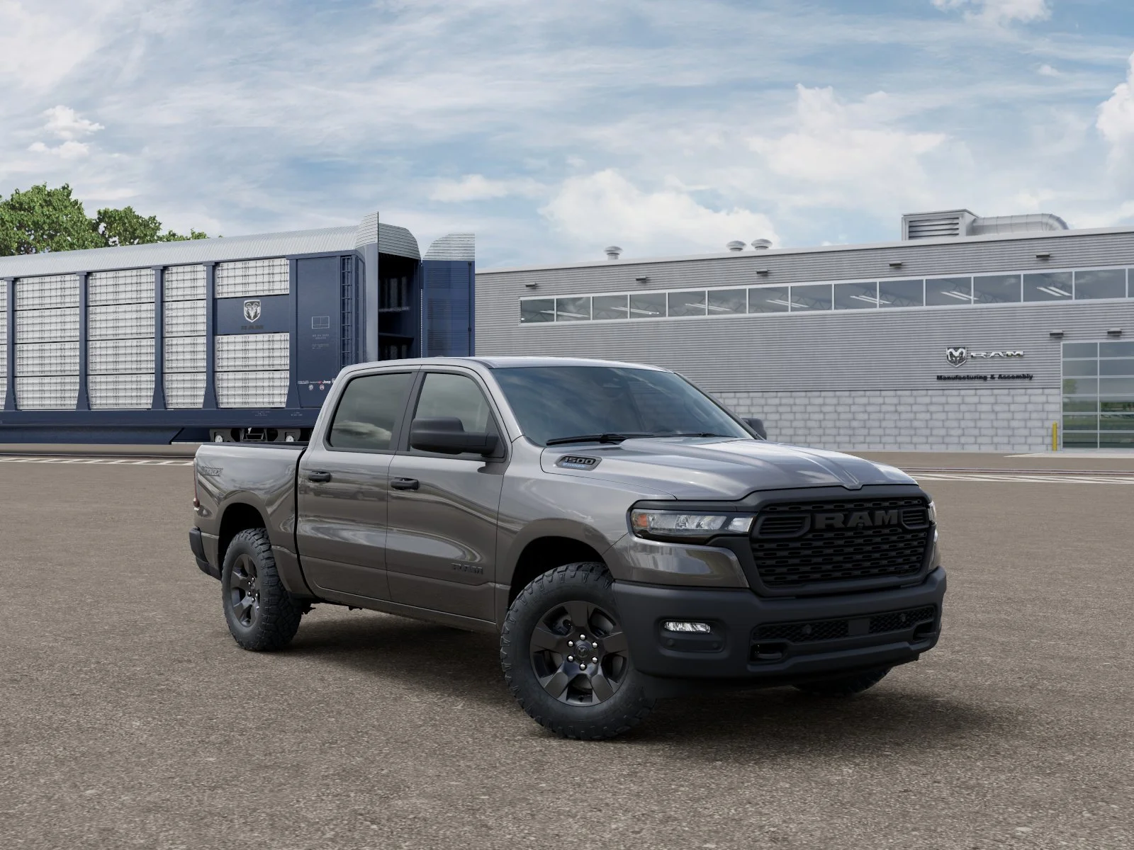 New 2027 Granite Crystal Metallic Clear-Coat Exterior Paint RAM Warlock image 3