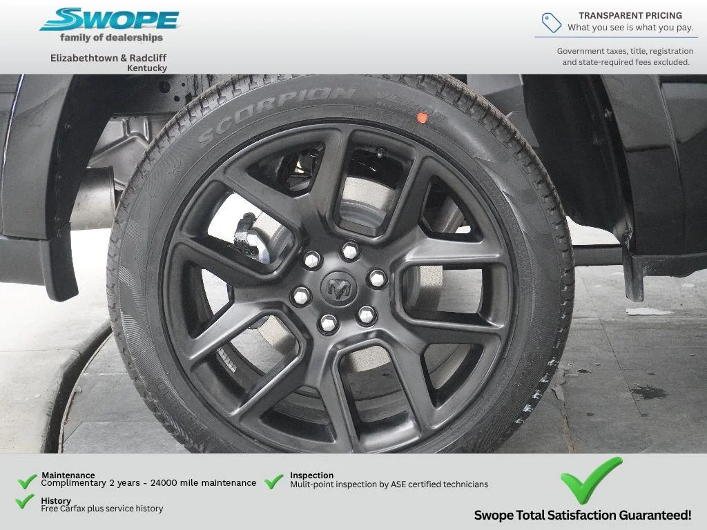 New 2026 Diamond Black Crystal Pearl-Coat Exterior Paint RAM Laramie image 31