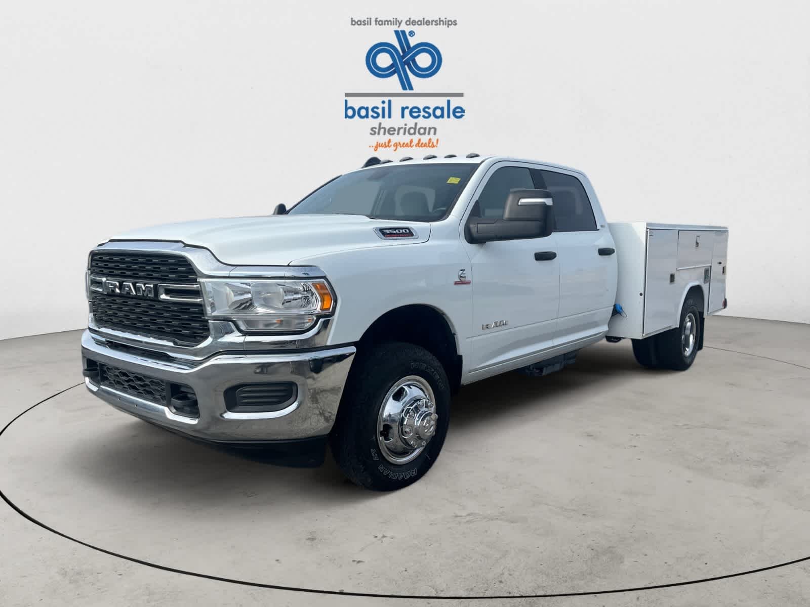 Used 2024 Bright White Clearcoat Ram SLT image 3