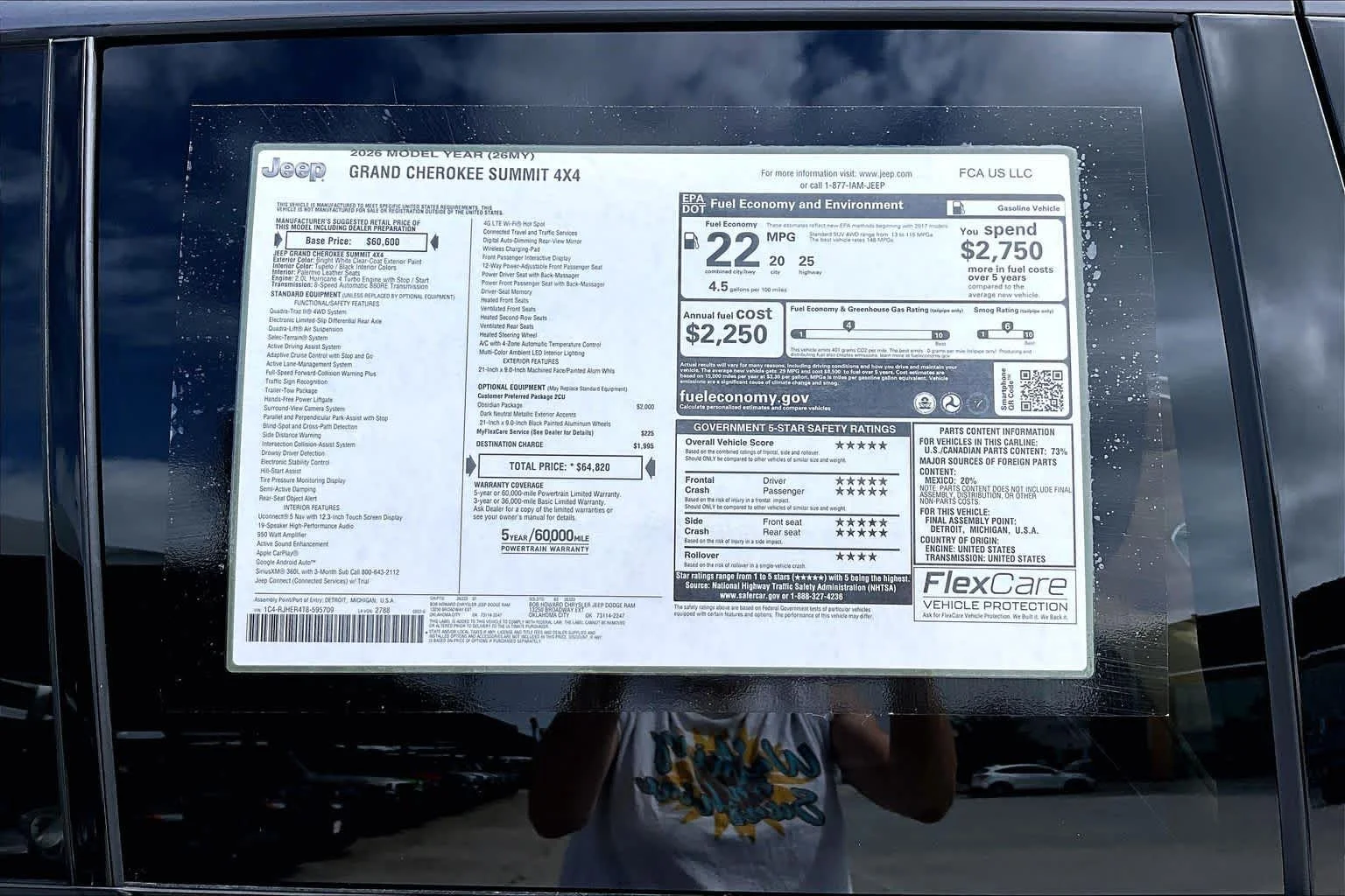 New 2026 Bright White Clearcoat Jeep Summit image 21