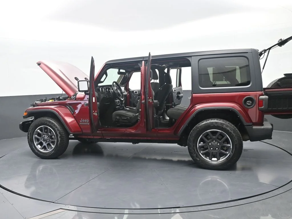 Used 2021 Snazzberry Pearlcoat Jeep Unlimited Sport S image 72
