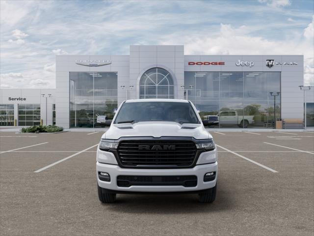 New 2026 Bright White Clear-Coat Exterior Paint RAM Laramie Crew Cab 4x4 5