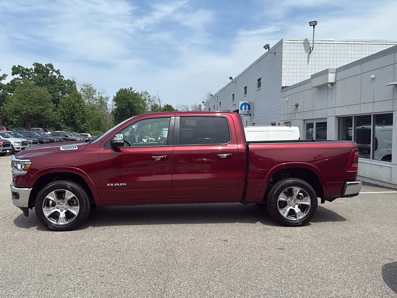 Certified Used 2022 Delmonico Red Pearlcoat Ram Laramie Crew Cab 4x4 5