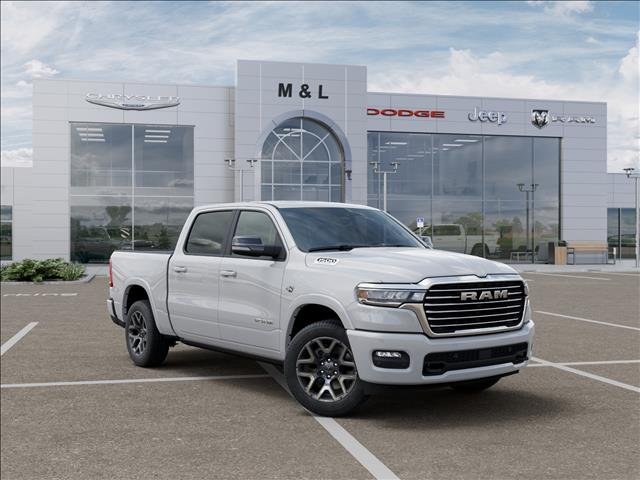 New 2026 Bright White Clear-Coat Exterior Paint RAM Laramie image 1