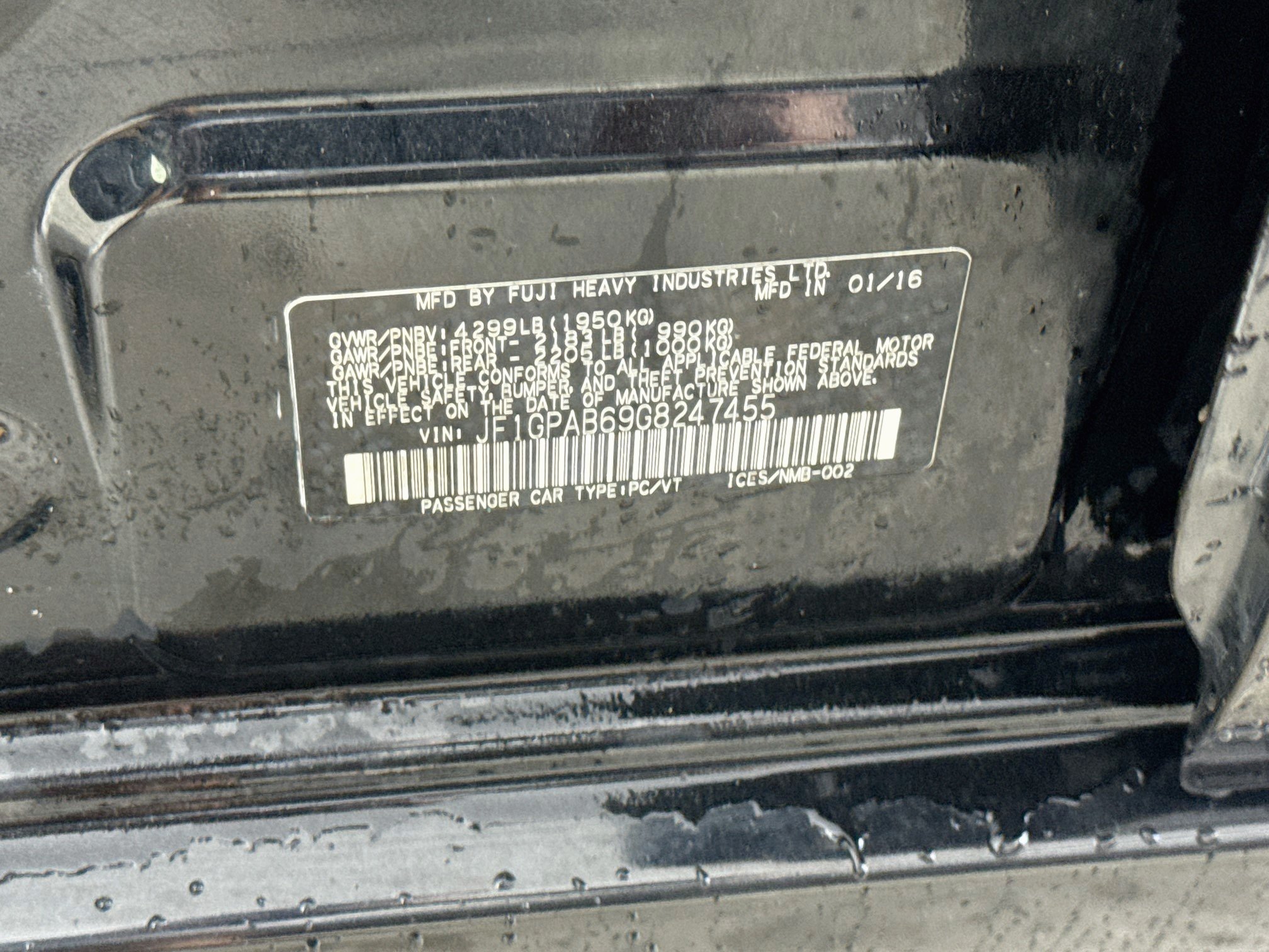 Used 2016 Crystal Black Silica Subaru 2.0i Premium image 29