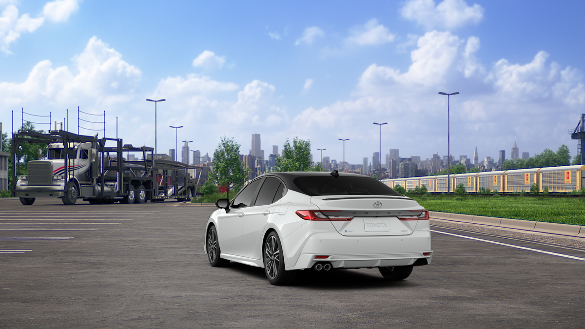 New 2027 Wind Chill Pearl with Midnight Black Metallic roof Toyota XSE image 7