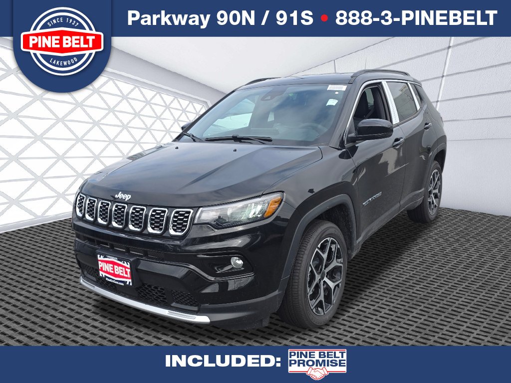 New 2026 Diamond Black Crystal Pearl-Coat Exterior Paint Jeep Limited image 1