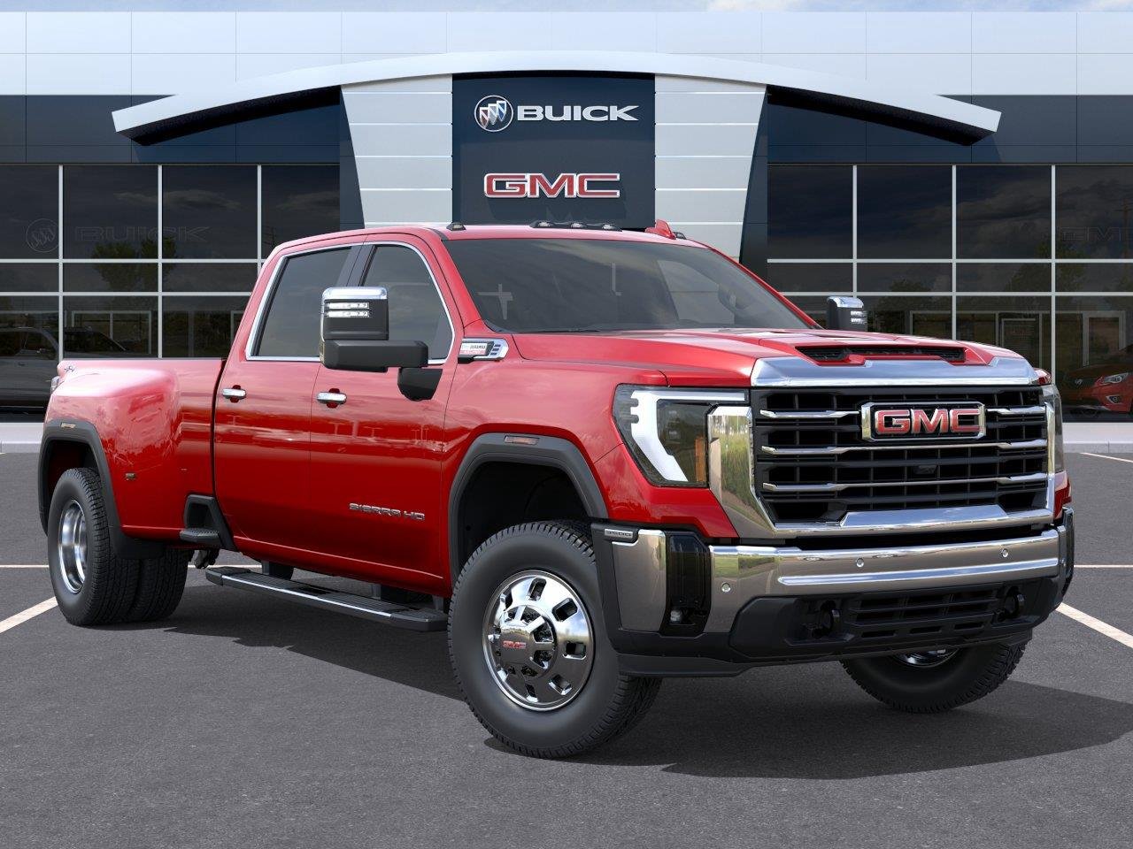 New 2026 Volcanic Red Tintcoat GMC SLT DRW image 7