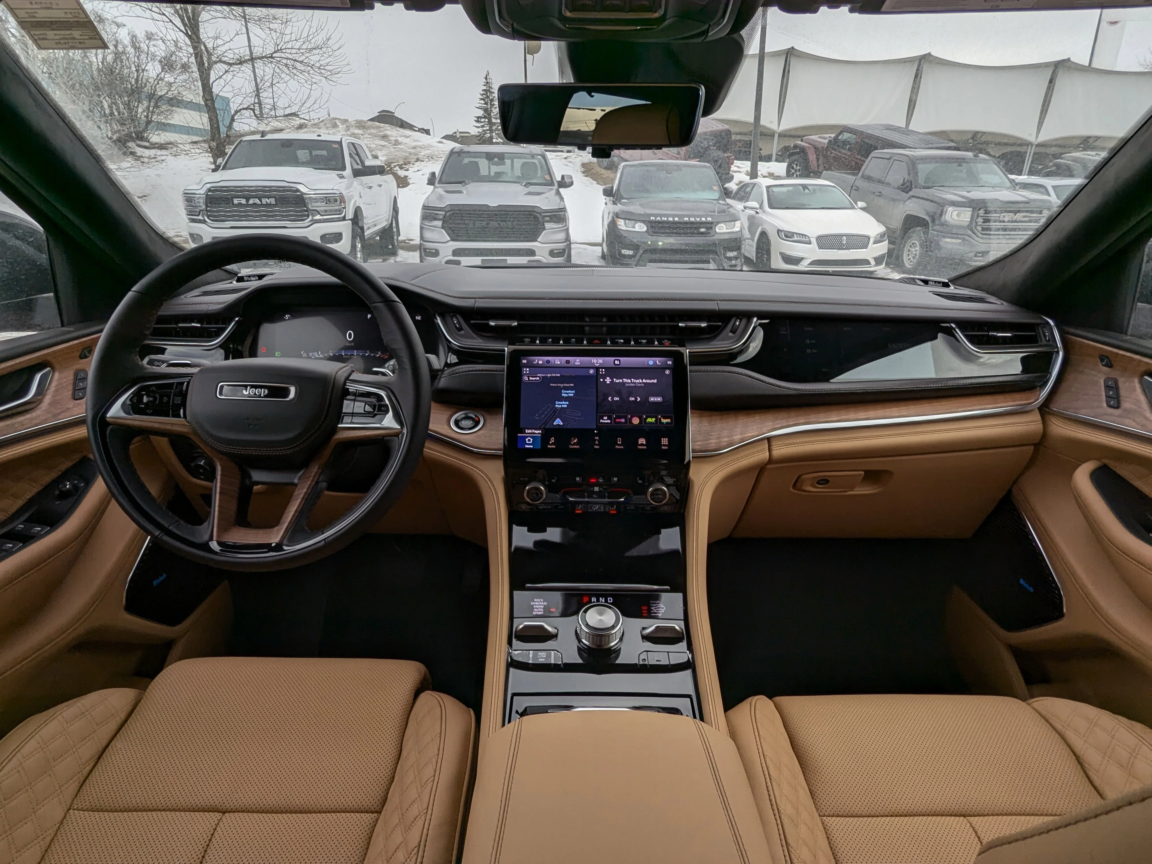 New 2025 Black Jeep Summit Reserve - - Panoramic Sunroof - Palermo Leather - McIntosh Audio - Night Vision & More! image 29