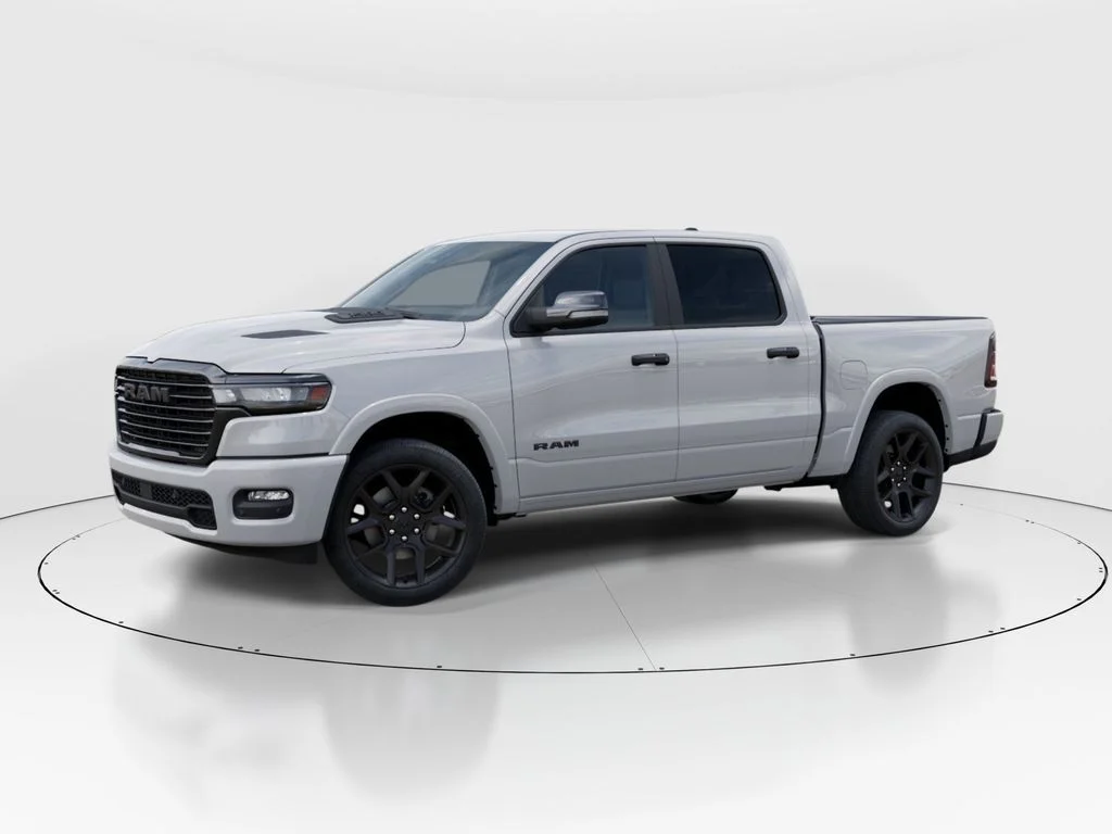 New 2026 Bright White Clear-Coat Exterior Paint RAM Laramie image 2