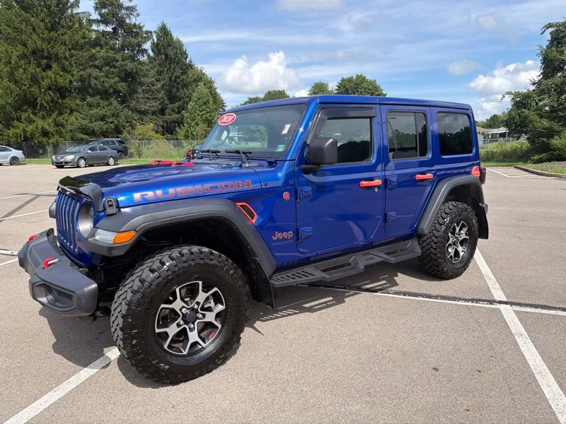 Used 2020 Blue Jeep Unlimited Rubicon image 7