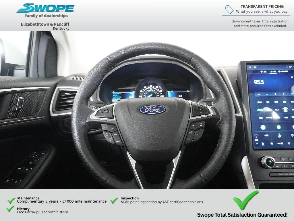 Certified Used 2023 OXFORD WHITE Ford SEL image 16