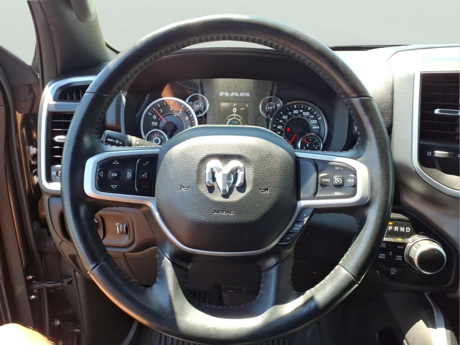 Used 2023 Granite Crystal Metallic Clearcoat Ram Big Horn image 17