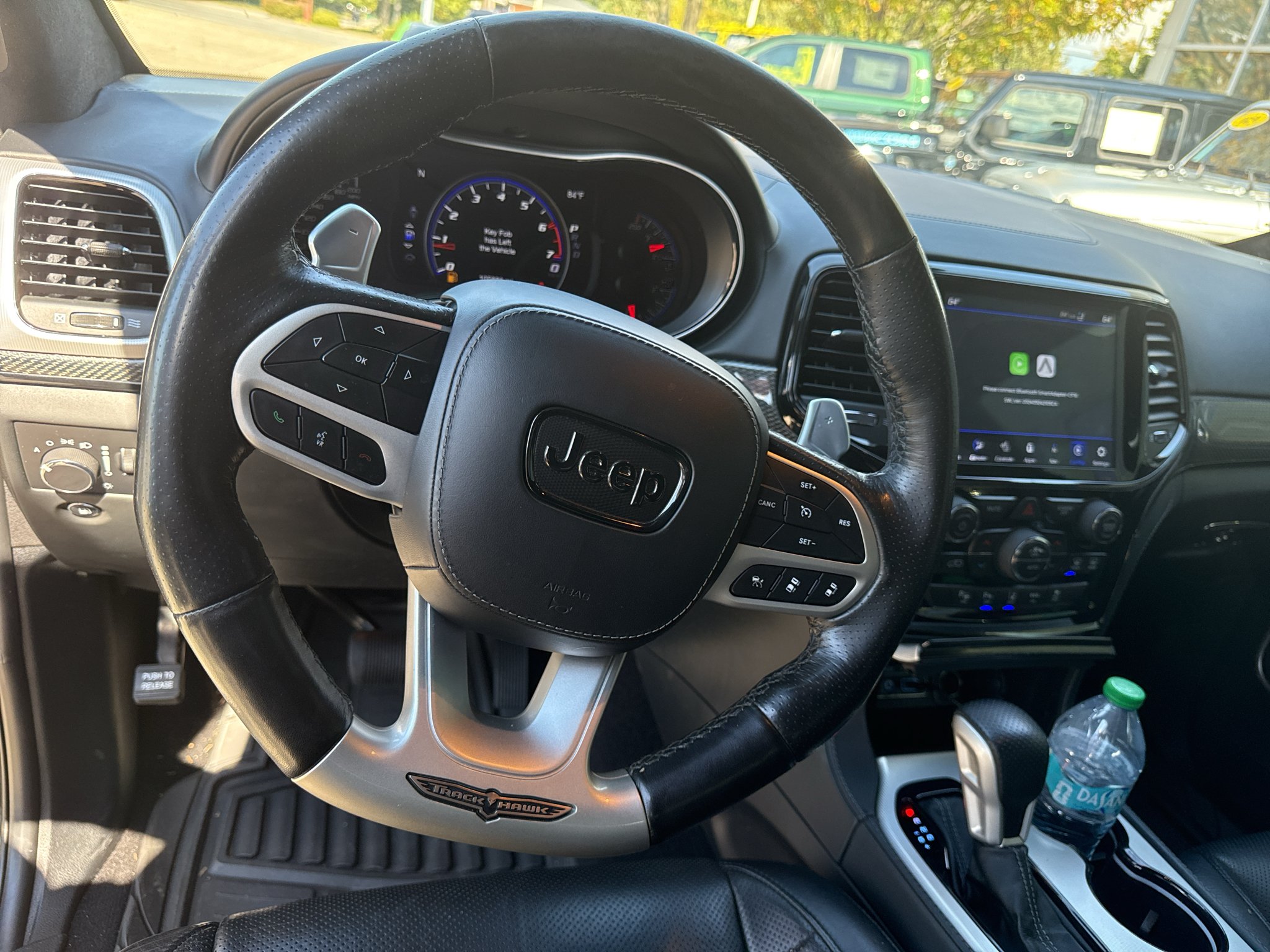 Used 2020 Diamond Black Crystal Pearlcoat Jeep Trackhawk image 7