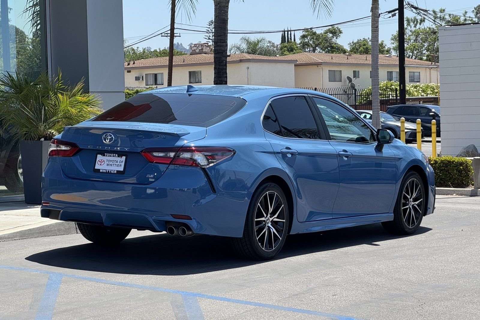 Certified Used 2024 Blue Toyota SE image 5