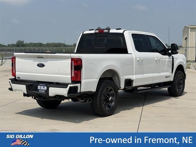Used 2024 Star White Metallic Tri-Coat Ford LARIAT image 4