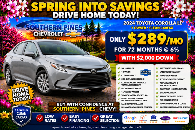 Used 2024 Blue Toyota LE image 5