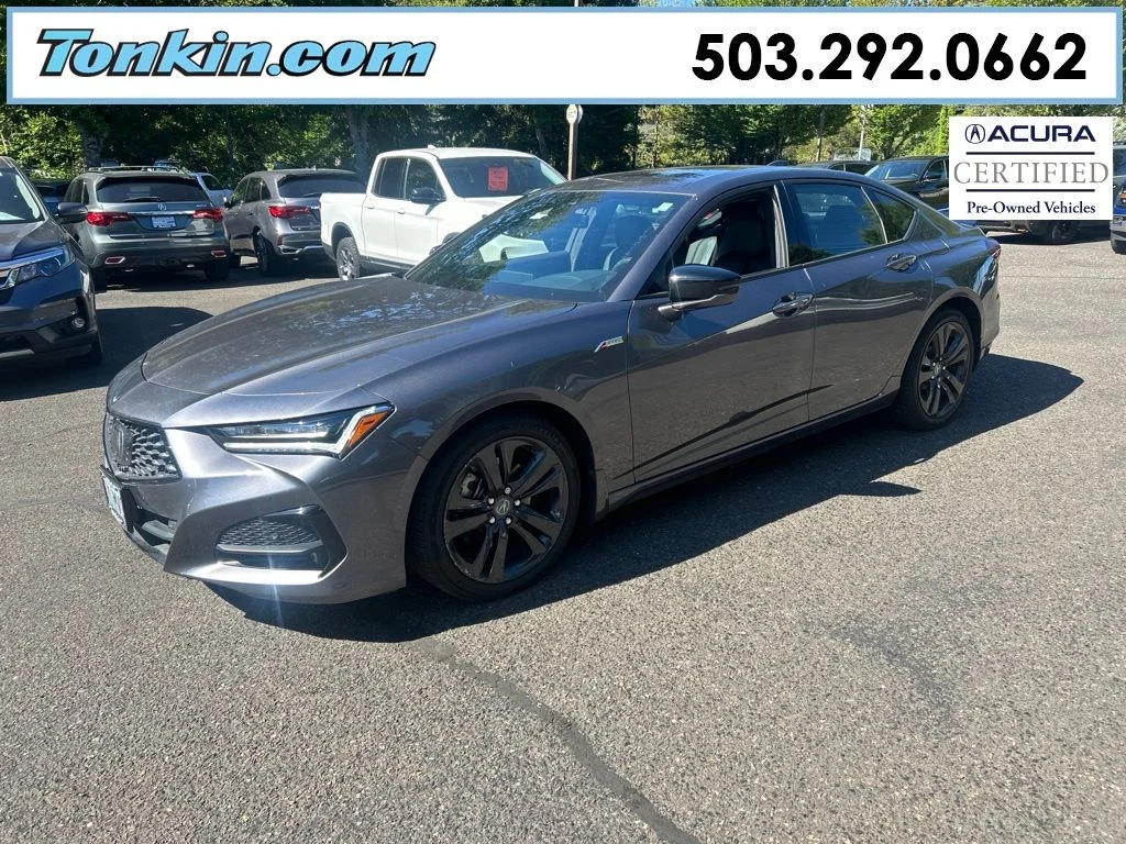 Certified Used 2021 Modern Steel Metallic Acura SH-AWD A-SPEC image 8