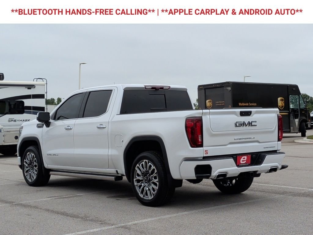 Used 2025 White Frost Tri-Coat GMC Denali Ultimate image 6