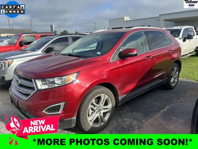 Used 2018 Ruby Red Metallic Ford Titanium image 1