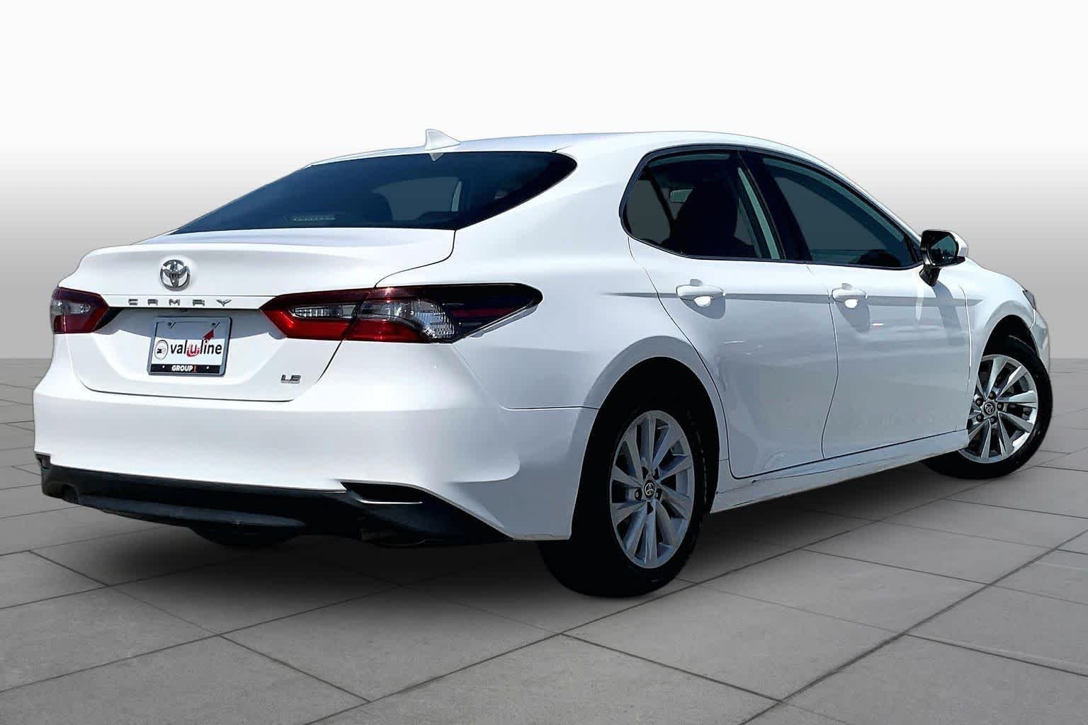 Used 2021 Super White Toyota LE image 13