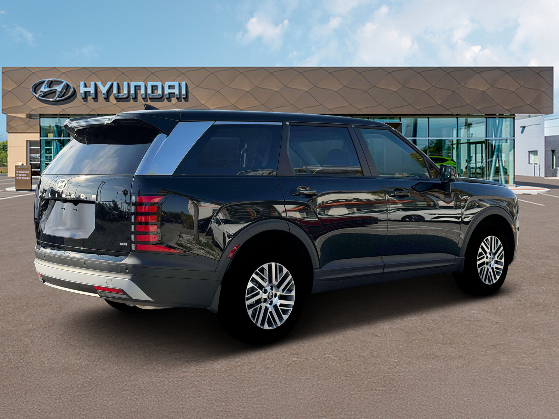 New 2026 Black Hyundai SE AWD image 8