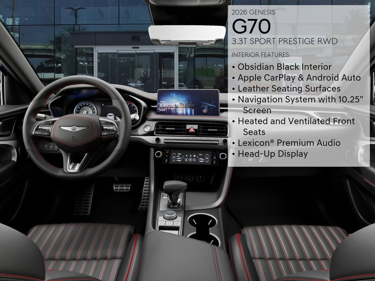 New 2026 Capri Blue Genesis 3.3T SPORT PRESTIGE image 17