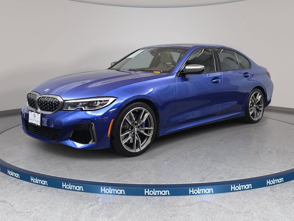 Used 2022 Portimao Blue Metallic BMW M340i image 1