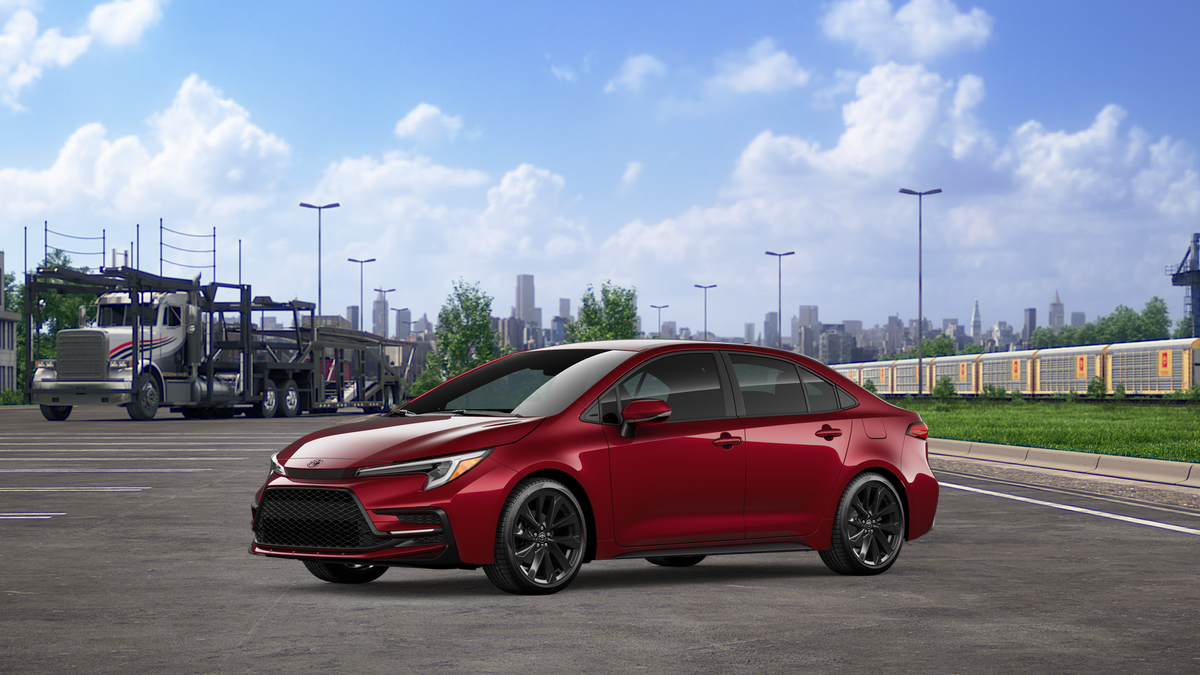 New 2026 Ruby Flare Pearl Toyota SE image 2