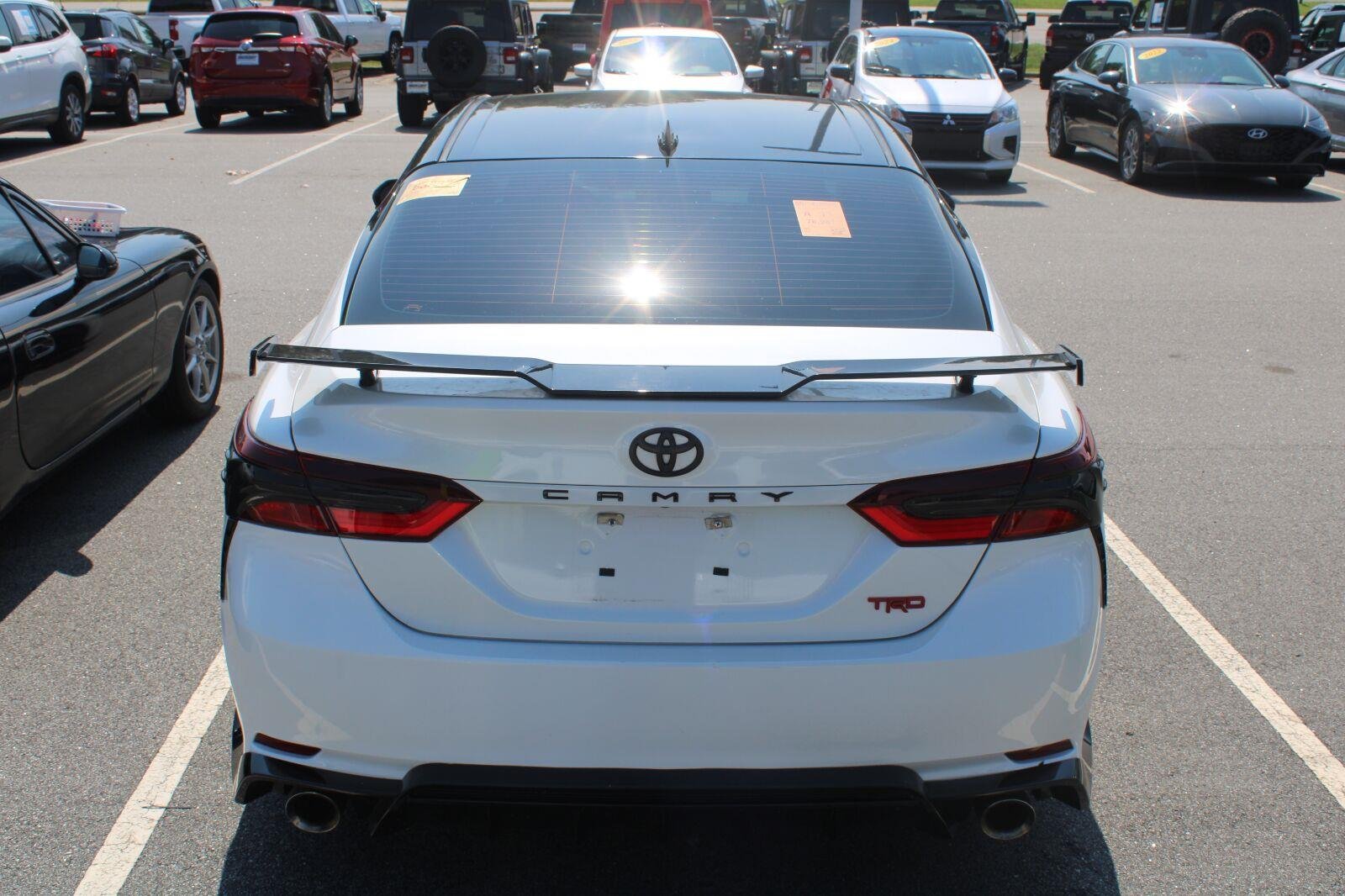 Used 2022 Wind Chill Pearl w/Midnight Black Metallic Roof Toyota TRD image 7