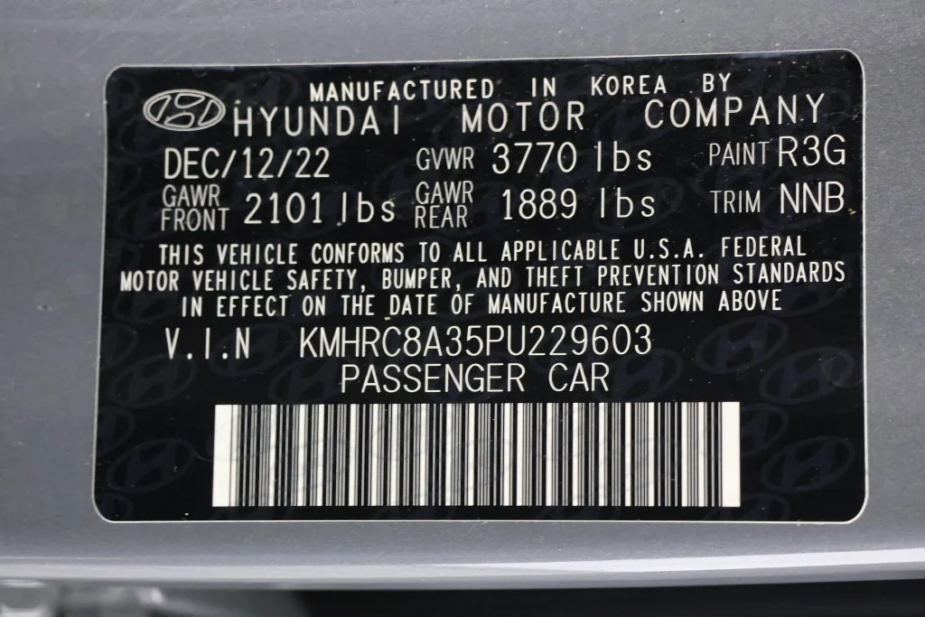 Used 2023 Galactic Gray Hyundai SEL image 27