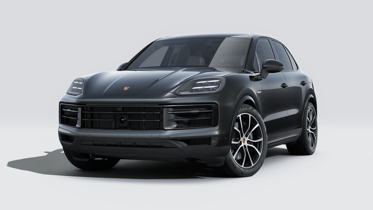 New 2026 Chromite Black Metallic Porsche E-Hybrid image 1